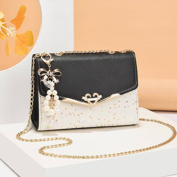 Black and white bag
