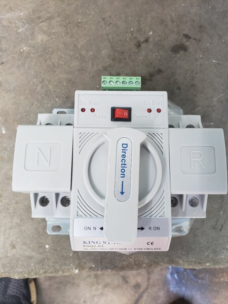 Change over switch