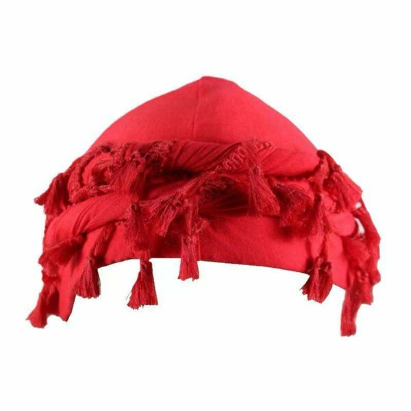 Chapeau Oriental à Pompons Colorés
