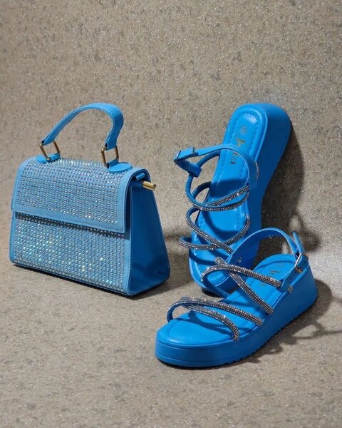 Ladies slippers and handbags