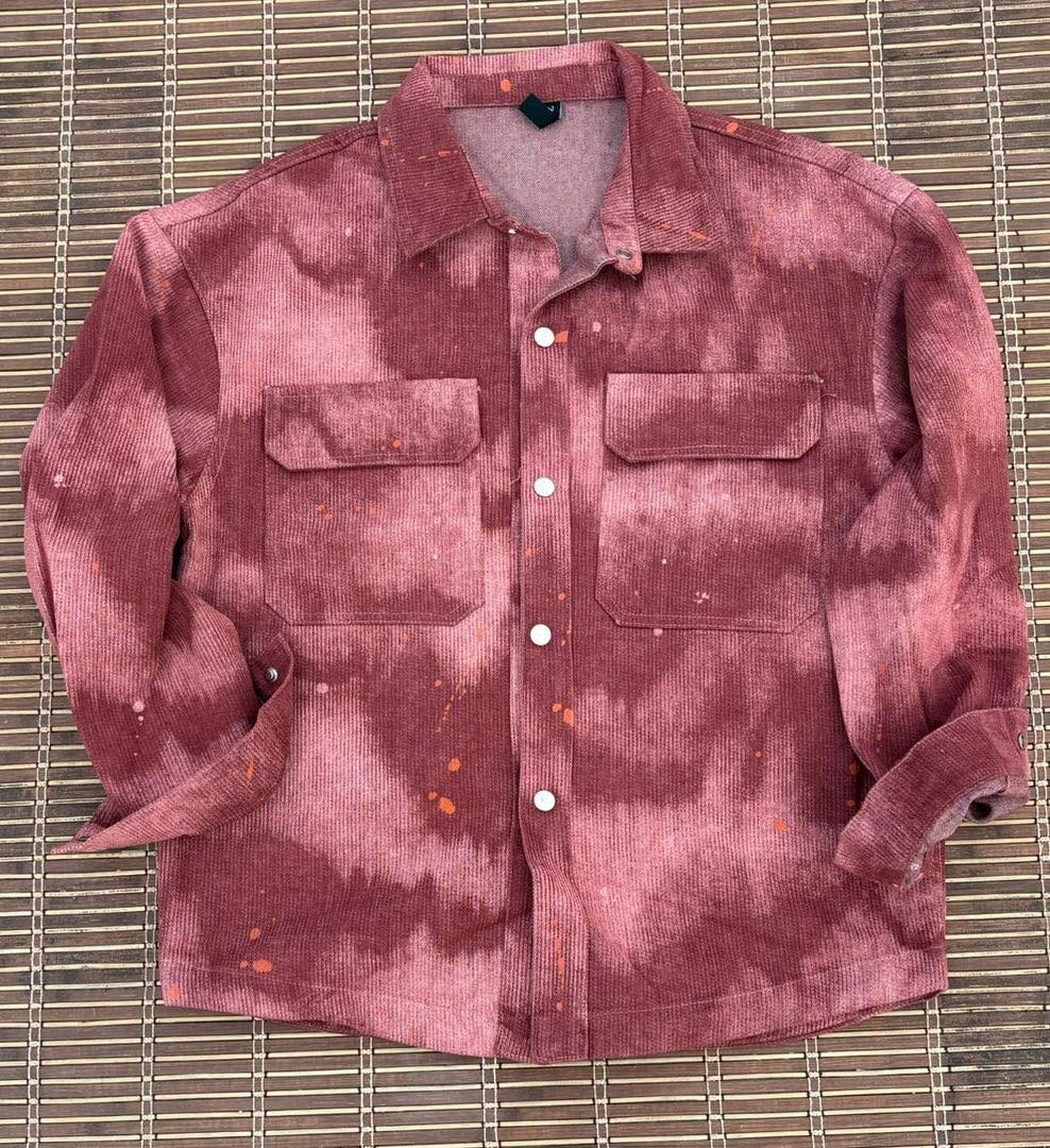 Chemise en coton imprimée hommes