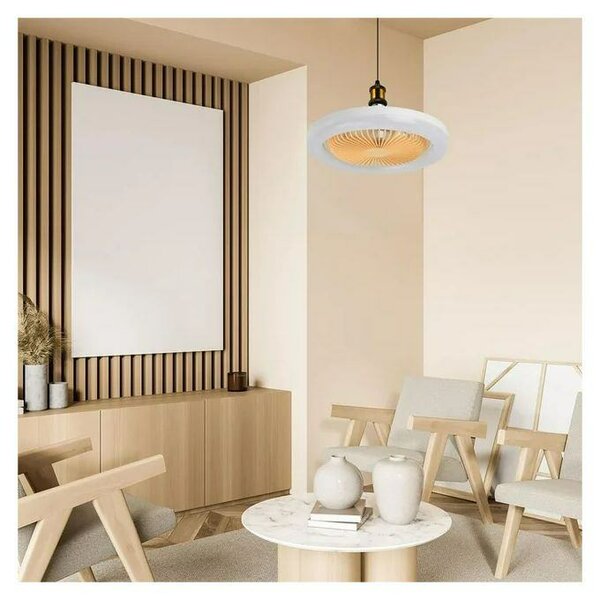 Ventilateur de plafond invisible intégré, design moderne, lu