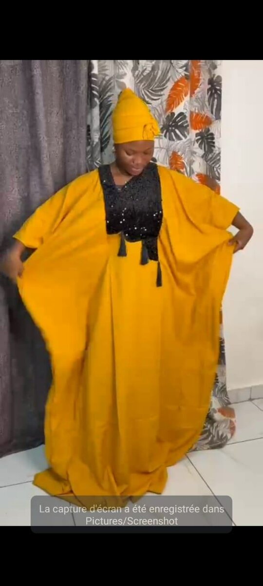Boubou à de très beau motif