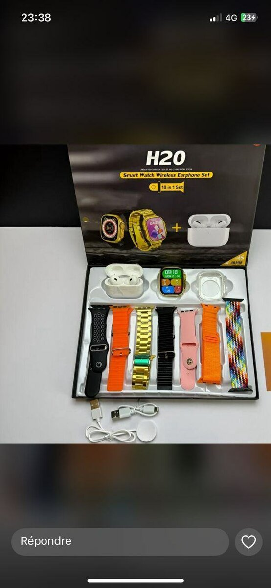 Montre intelligente H20 multifonction