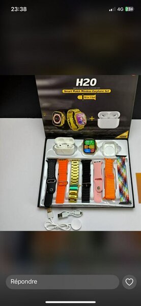 Montre intelligente H20 multifonction