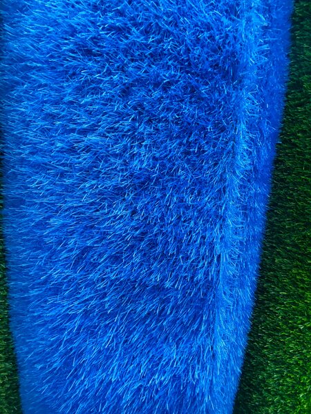 Blue grass carpet