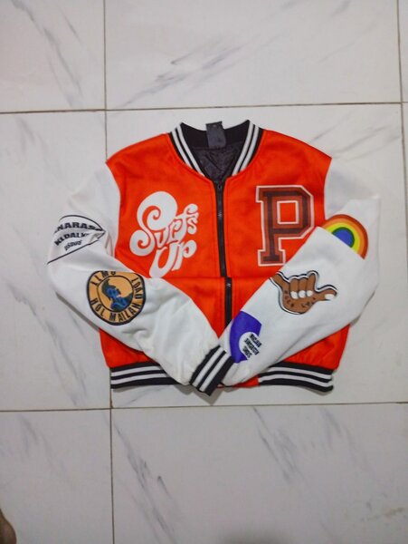 Blouson Lettre Rouge