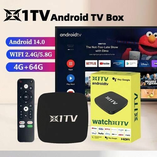 Box TV Android 14.0 1TV