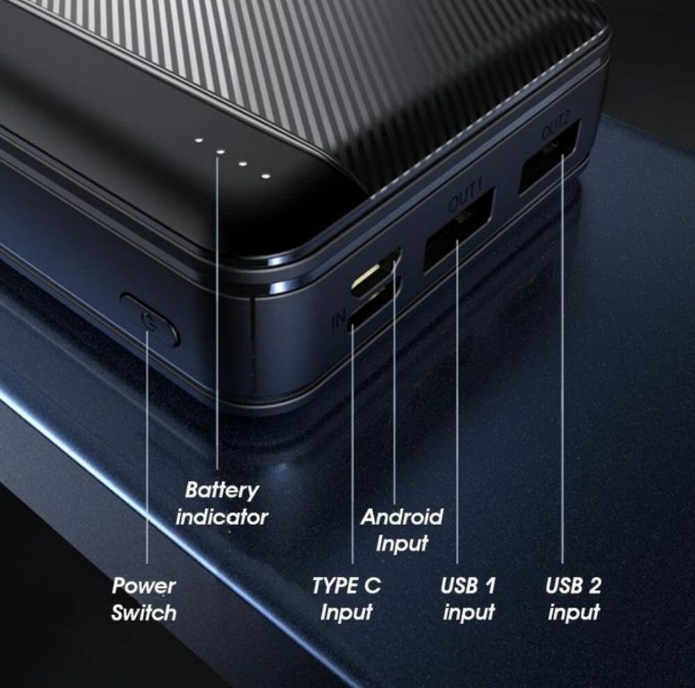 Power Bank 20000mAh Fast Charge
