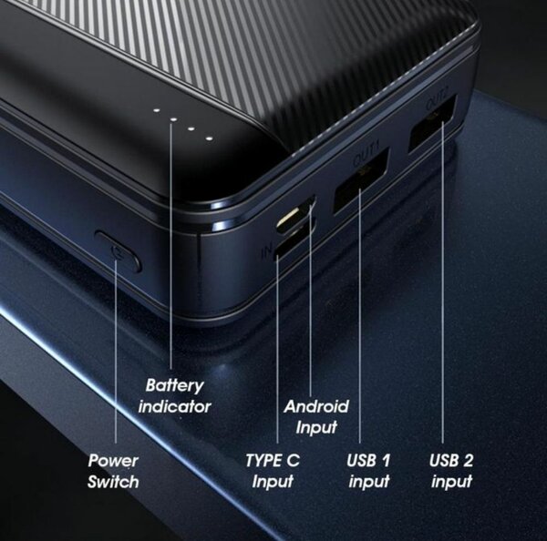 Power Bank 20000mAh Fast Charge