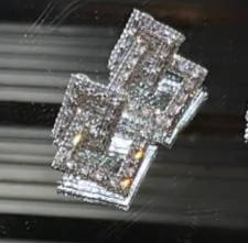  silver earrings