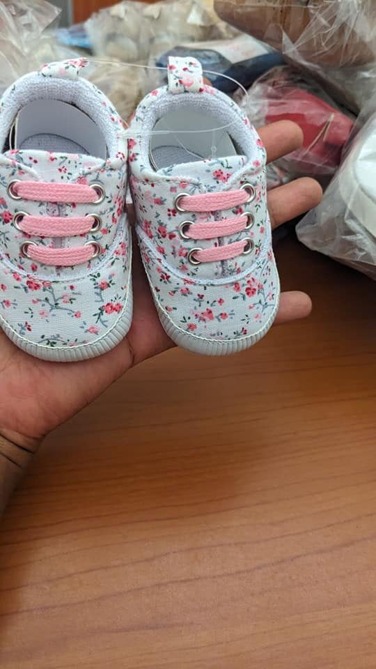 Floral sneakers
