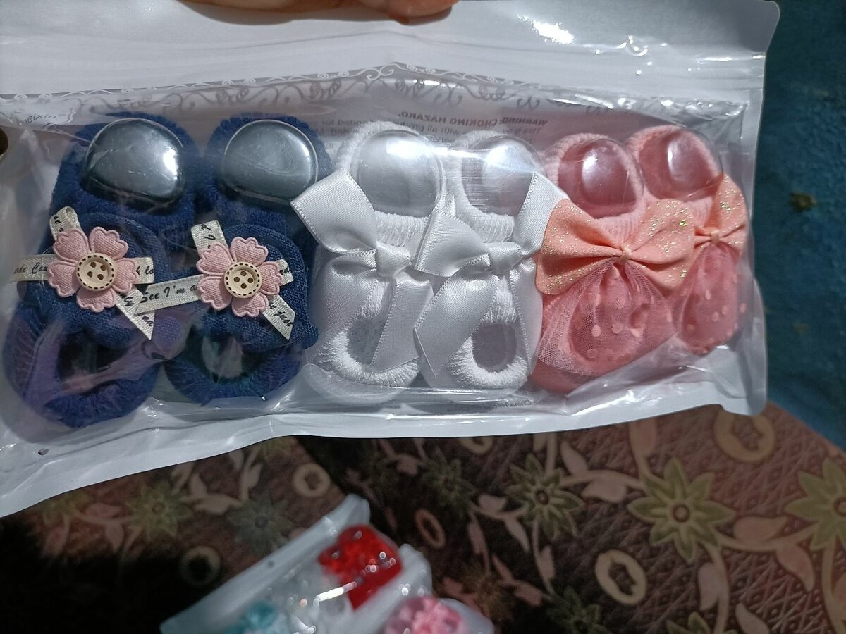 Chaussons Bébé avec Rubans