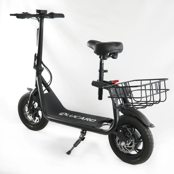 Trottinette électrique avec panier