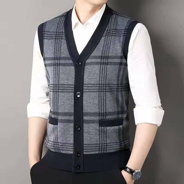 Gilet en laine homme élégant