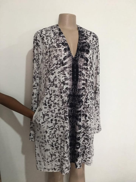 Dress blanc noir