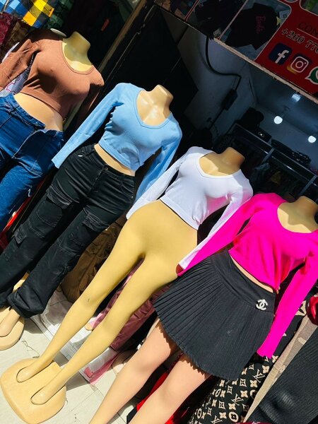 Ribbed crop top