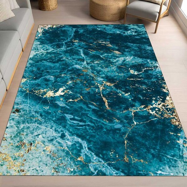 Tapis de douche effet marbre