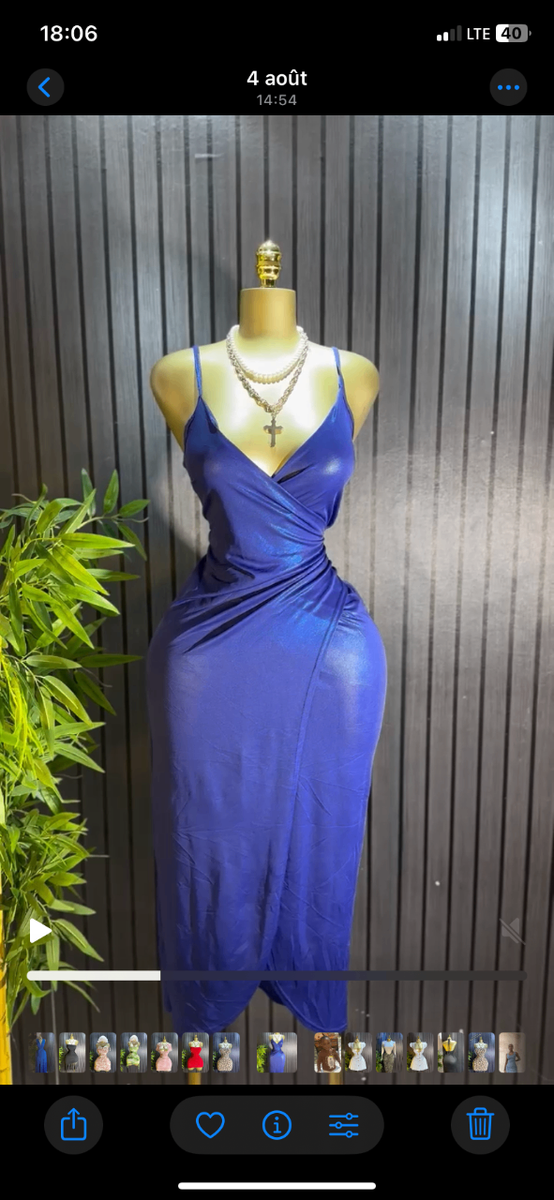 Robe Satinée Élégante