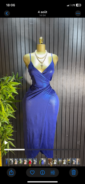 Robe Satinée Élégante