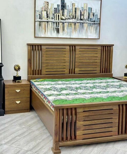 Bed and mattress