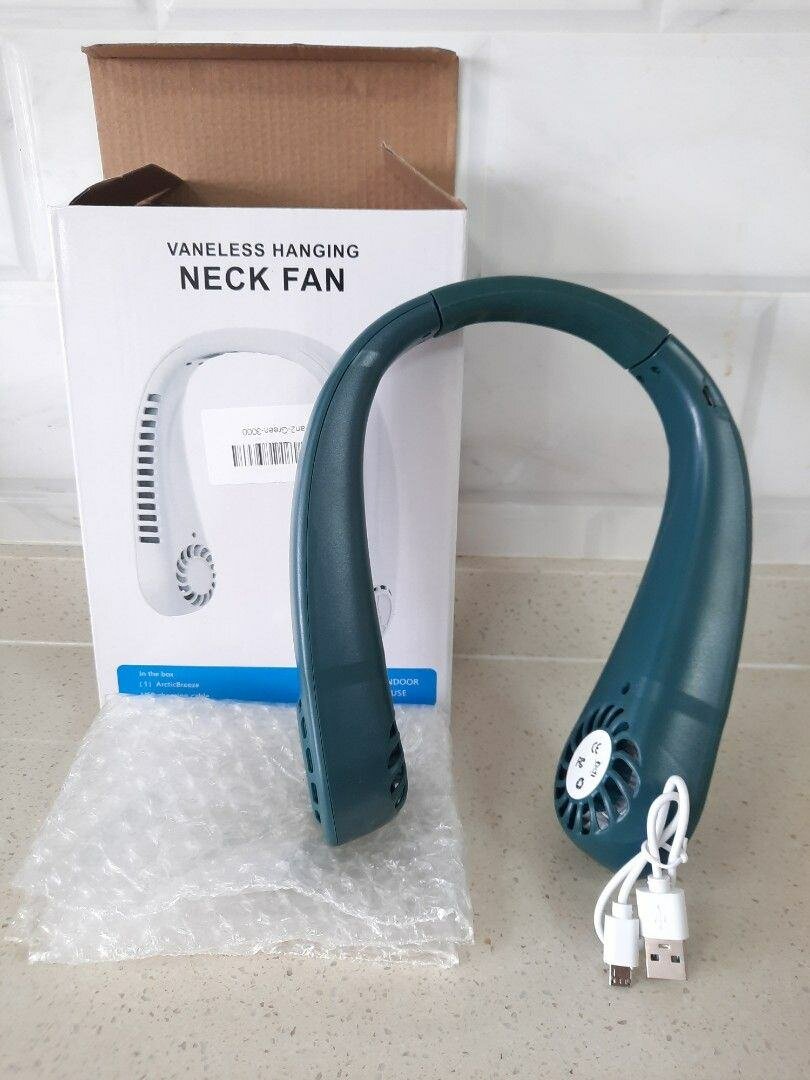 Wireless neck fan