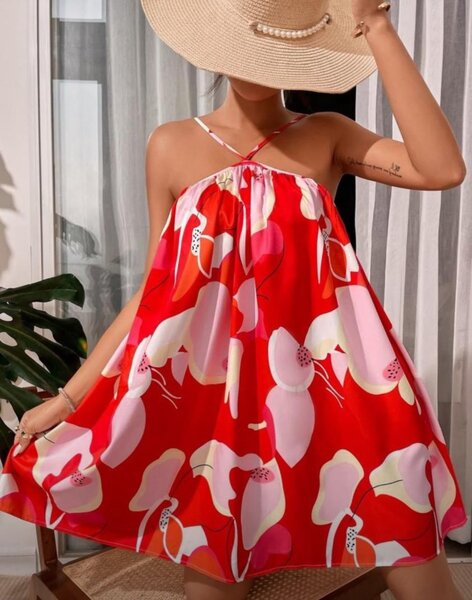 Robe d'été imprimée florale