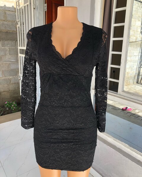 black dress