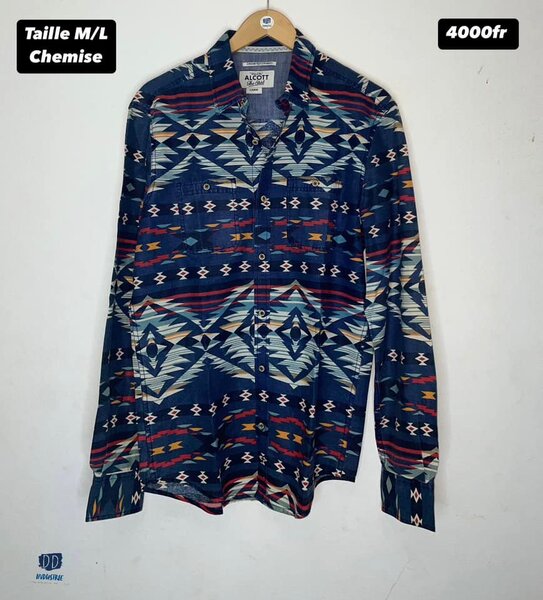 Chemise multicolore