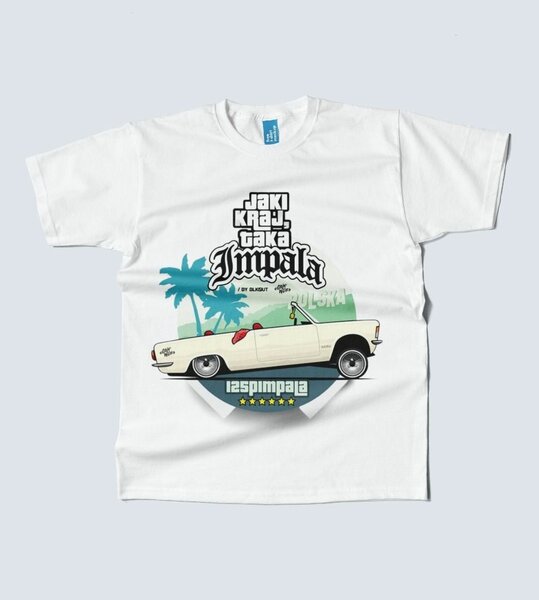 Polski Fiat 125p IMPALA Polska Poland Funny T-Shirt