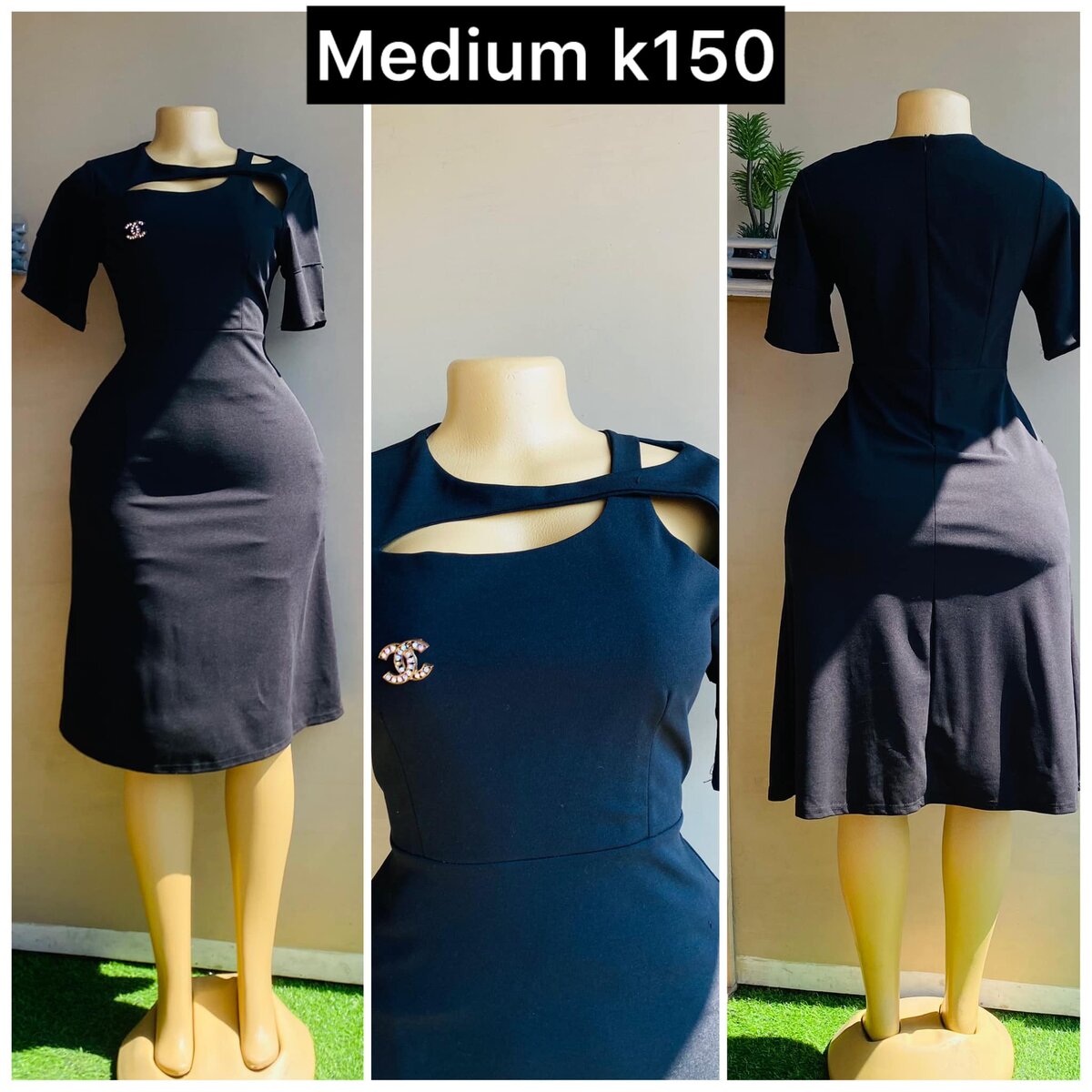blue dress