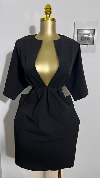 Robe Noire Élégante Femme