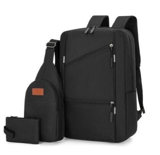 Ensemble sac à dos et bandoulière