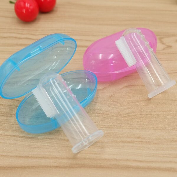 Brosse a dent en silicone pour bebe