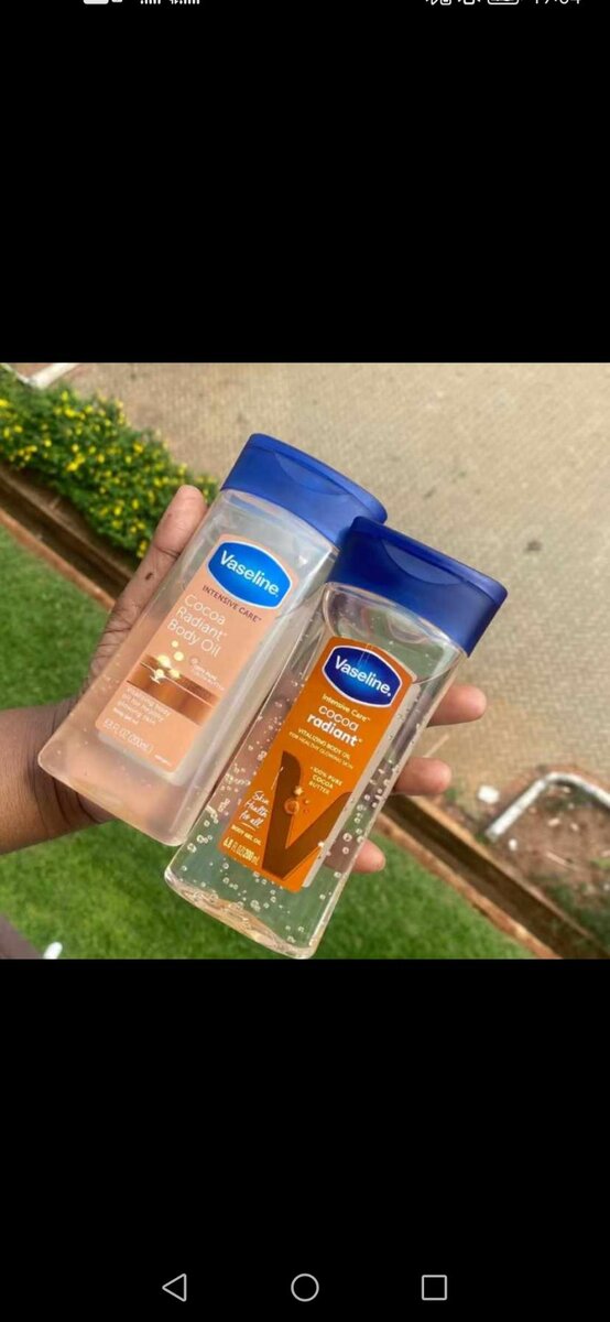 Vasline body oil