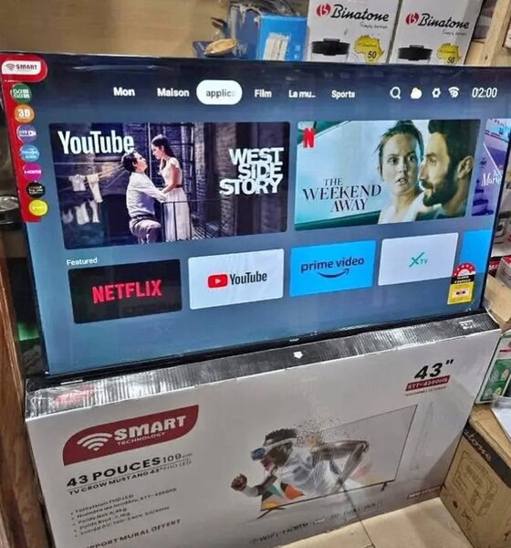TV Smart 43 pouces 4K