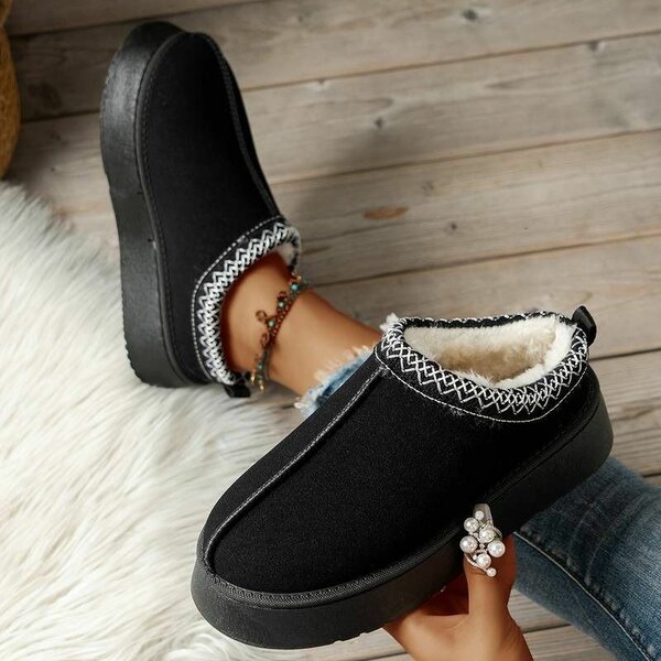 Chaussons douillets en velours