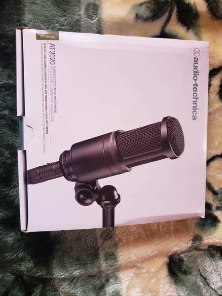 Audio-Technica AT2020 Cardioid Condenser Studio XLR Micropho