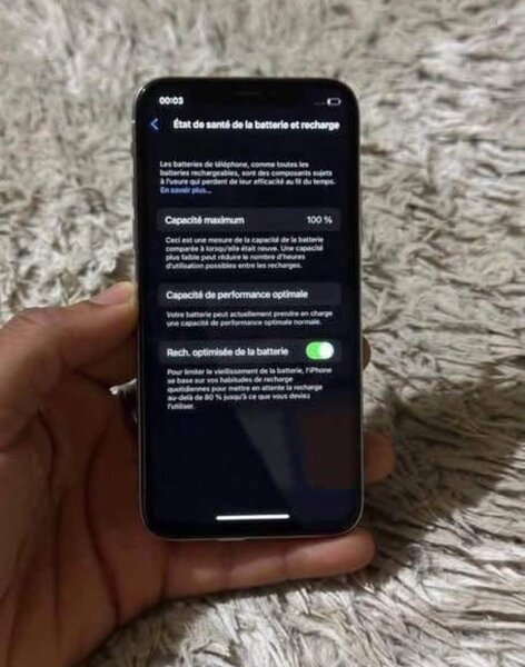 Apple iPhone X 64GB Argent