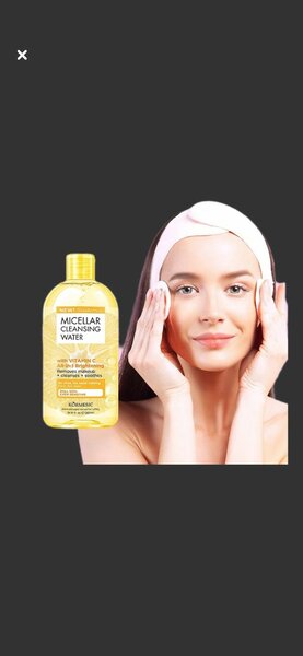 Eau micellaire à la vitamine C