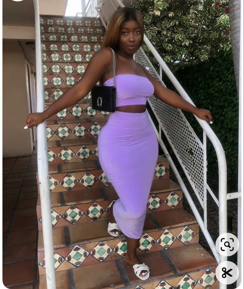 Top and skirt