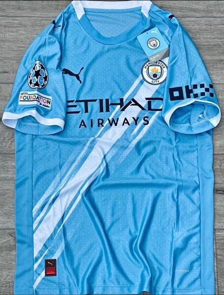 Maillot de football bleu homme