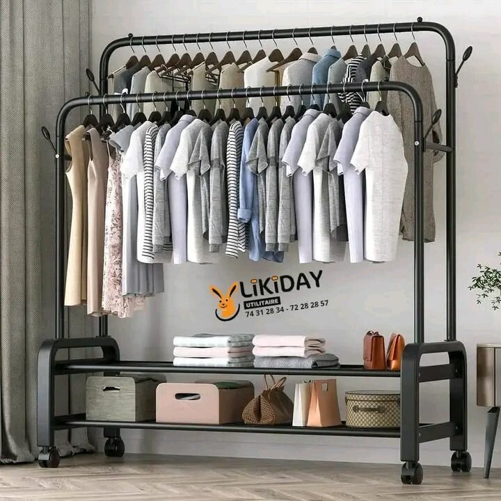 Porte vêtements et chaussures