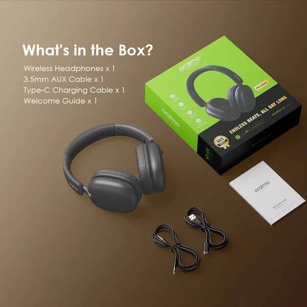 oraimo BoomPop Lite Écouteurs supra-auriculaires sans fil EN