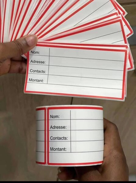 700 étiquettes autocollantes