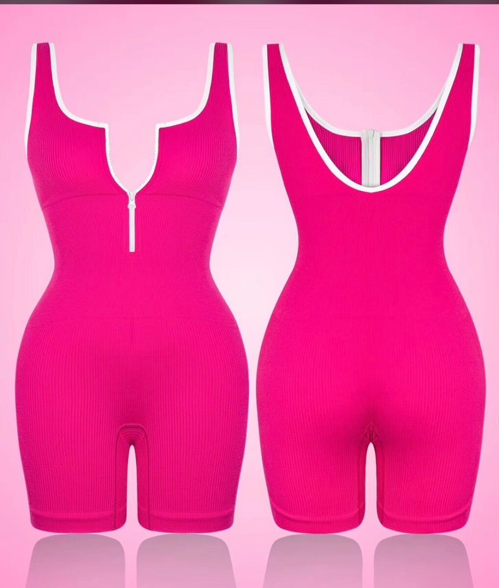 Combinaison sportive rose femme