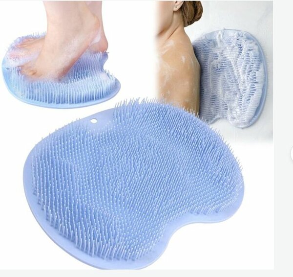 Tapis exfoliant de bain en silicone