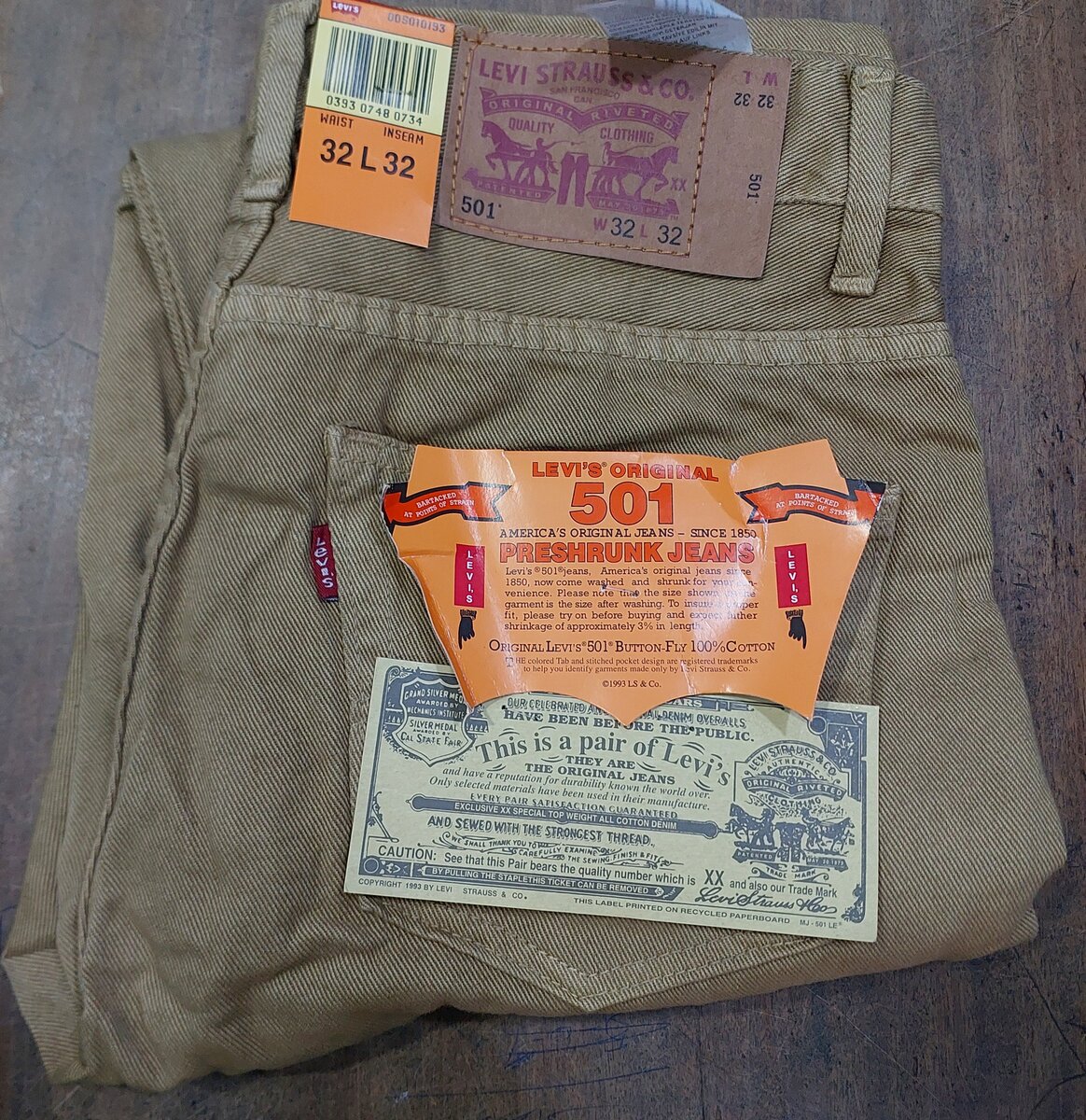 Jean Levi's 501 Prés-rétréci