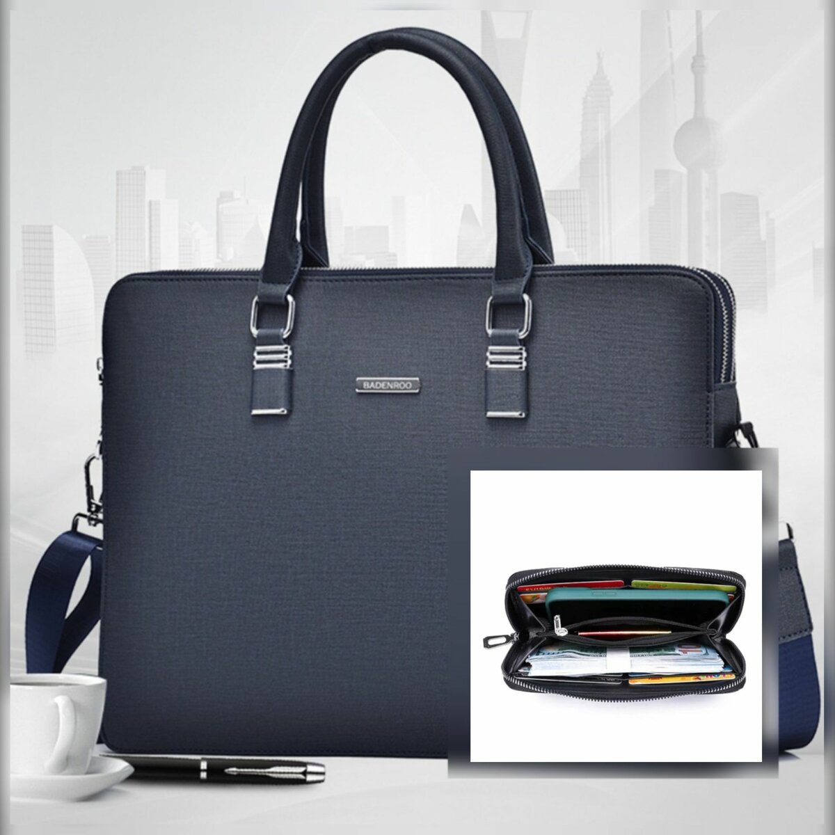Sac + portefeuille 14  pouce