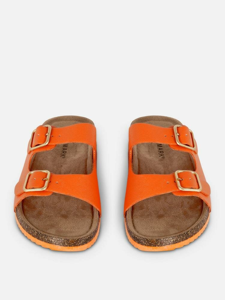 Sandales Orange à Boucles